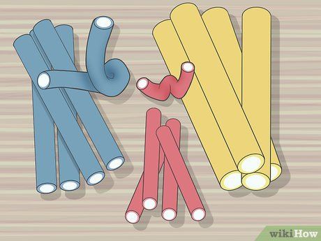 How to Use Bendy Rollers: 14 Steps (with Pictures) - wikiHow How To Roll Hair With Rollers, How To Use Curlers, Curlers Tutorial, Bendy Rollers, Soft Curlers, Sleep In Rollers, Hair Rollers Tutorial, Foam Curlers, Sleep In Hair Rollers