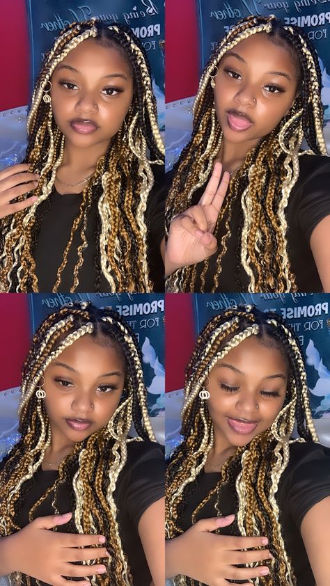 Colored Box Braids, Cute Box Braids, Short Box Braids Hairstyles, Big Box Braids Hairstyles, Braids Hairstyles Pictures, Cute Box Braids Hairstyles, Protective Hairstyles Braids, Hair Twist Styles, Pretty Braided Hairstyles