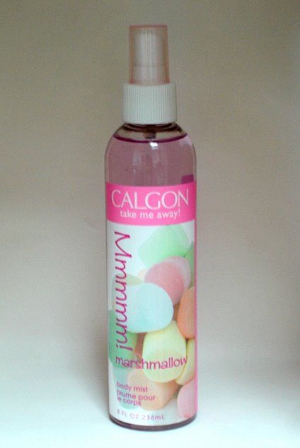 Calgon Take me Away Mmmmm! Marshmallow body mist & body lotion ... Calgon Marshmallow, Marshmallow Perfume, Needs List, Self Care List, So Raven, Pink Marshmallows, Perfume Aesthetic, That's So Raven, Men Cologne