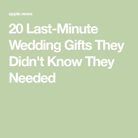 20 Last-Minute Wedding Gifts They Didn't Know They Needed Last Minute Wedding Gifts, Thoughtful Wedding Gifts, Last Minute Wedding, Wedding Gift Ideas, State Of Tennessee, Keep In Mind, Last Minute, Make Money, Wedding Gift