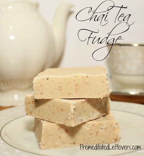 Coffee Fudge Recipes, Chai Tea Bags, Gourmet Fudge, Coffee Fudge, Cookies And Cream Fudge, Homemade Fudge Recipes, Fudge Flavors, Salted Caramel Fudge, Chai Recipe