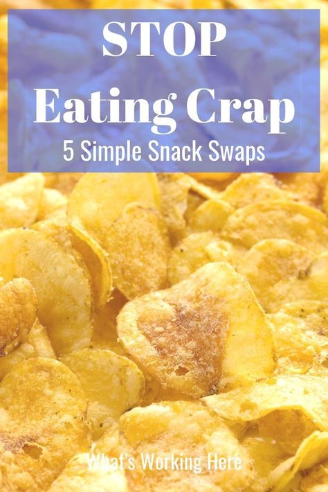 Snack Swaps, Healthy Crunchy Snacks, Box Of Cookies, Healthy Food Swaps, Bag Of Chips, Packaged Snacks, Food Swap, Crunchy Snack, Snack Foods