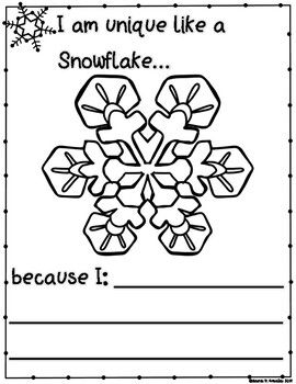 A cute winter themed activity for students to complete and celebrate what makes then unique. ... Christmas Projects For Kids, Seasons Preschool, Snowflake Crafts, Winter Lesson Plan, Winter Classroom Activities, Activity For Students, Winter Activities Preschool, Homeschool Social Studies, Snow Activities