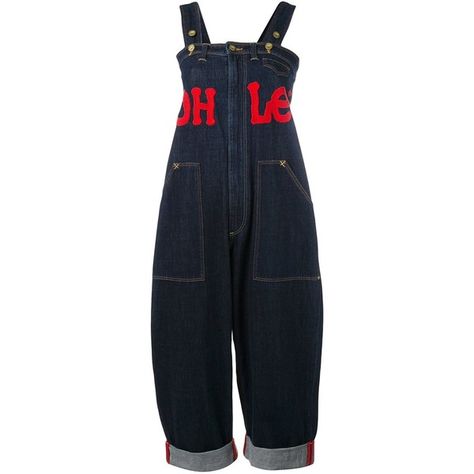 House Of Holland 'HoH x Lee Collaboration' dungarees (253,440 KRW) ❤ liked on Polyvore featuring jumpsuits, overalls, blue, blue jumpsuit, blue overalls, overalls jumpsuit, bib overalls and house of holland Dungaree For Women, Overalls Jumpsuit, Overalls Blue, Blue Jean Outfits, Blue Overalls, Jumpsuit Blue, Blue Jumpsuit, Custom Jeans, House Of Holland