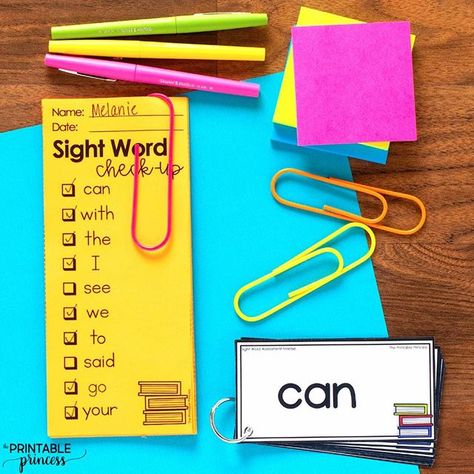 Are you looking for some hands-on DIY ideas for teaching sight words? Check out this post and be sure to grab this free EDITABLE sight word check-up assessment while you're there. Link in profile: https://www.theprintableprincess.com/fun-sight-word-activities/ Sight Word Activities For Kindergarten, Word Activities For Kindergarten, Sight Word Centers, Writing Sight Words, Printable Princess, Morning Tubs, Kindergarten Rocks, Teaching Sight Words, Learning Sight Words