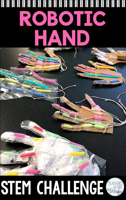 Robotic Hand, Elementary Stem Activities, Summer Stem, Stem Projects For Kids, Stem Engineering, Stem Classes, Stem Elementary, Preschool Stem, Teaching Stem