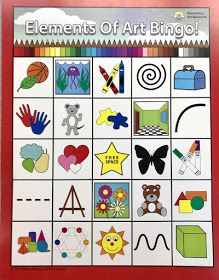 Kim & Karen: 2 Soul Sisters (Art Education Blog): Elements of Art Bingo (Game Day / Art Review) Art Bingo Free Printable, Art Games For Elementary, Art Class Games, Art Bingo, Art Games For Kids, Art Room Doors, Visual Art Lessons, Kim Daniel, Art Games