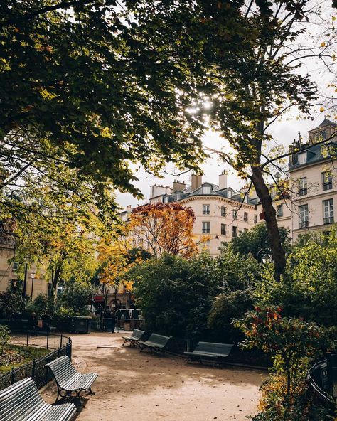 photo by @MERCIPARIS Summer In Paris Aesthetic, European City Aesthetic, Parisian Garden, Willow Oak, City Life Aesthetic, Paris Garden, Old Souls, Parisian Street, Parisian Summer