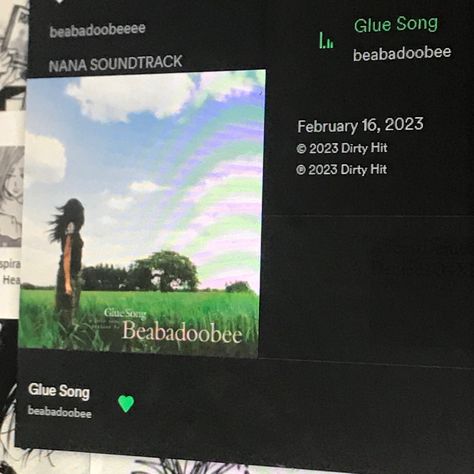 Glue Song By Beabadoobee, The Glue Song Aesthetic, Beabadoobee Glue Song Aesthetic, Glue Song Beabadoobee Spotify, Beabadoobee Moodboard, Beabadoobee Glue Song, Glue Song, Film Cam, Crocheted Heart