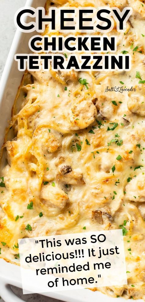 Crockpot Chicken Tetrazzini Recipes, Chicken Tetrazzini Bake, Shredded Chicken Tetrazzini, Best Turkey Tetrazzini Recipe, Chicken Tetrazzini With Mushrooms, Chicken And Broccoli Tetrazzini, Chicken Tetrazzini With Velveeta, Chicken Tenderloin Recipes Casseroles, Casserole With Chicken Tenders