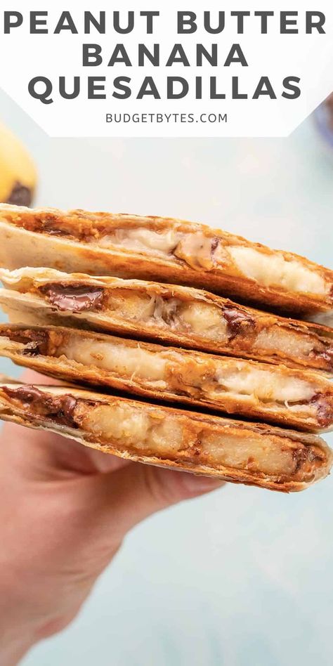 Peanut Butter Banana Quesadilla