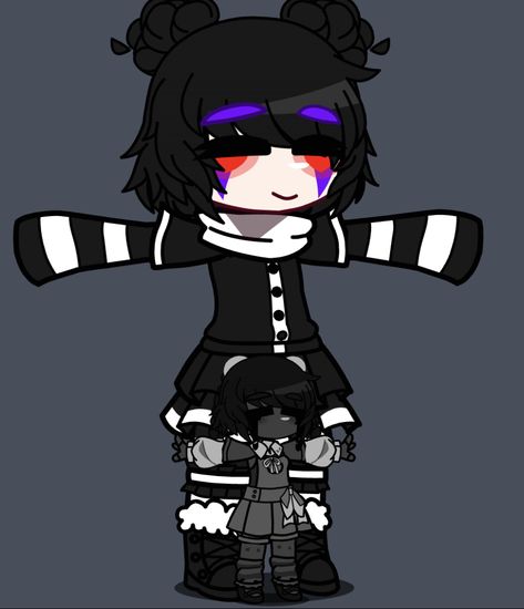 Freddy Gacha Club Fnaf, Marinette Fnaf, Fnaf Stage, Slasher Oc, Fnaf Oc Ideas, Gacha Club Fnaf, Fnaf Designs, Marionette Fnaf, Fnaf Gacha Club