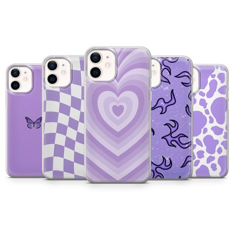 Light Purple Phone Case, Iphone 16 Phone Case, Purple Phone Case, Matching Phone Cases, Violet Pastel, Phone Case Purple, Purple Cases, White Phone Case, Phone Covers Diy