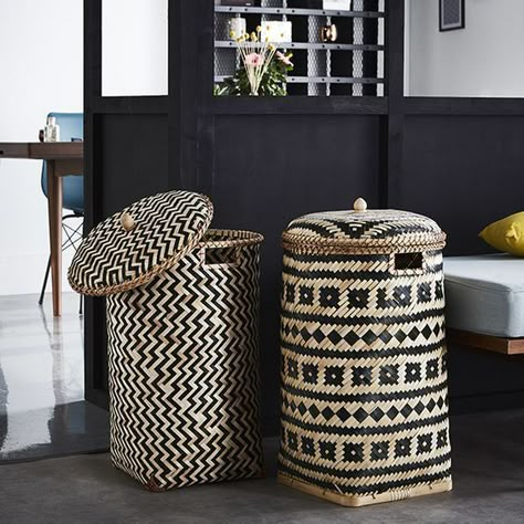 Modern African Decor, African Style Decor, Woven Storage Baskets, Afrocentric Decor, African Interior Design, African Inspired Decor, African Interior, African Home, Recycling Ideas