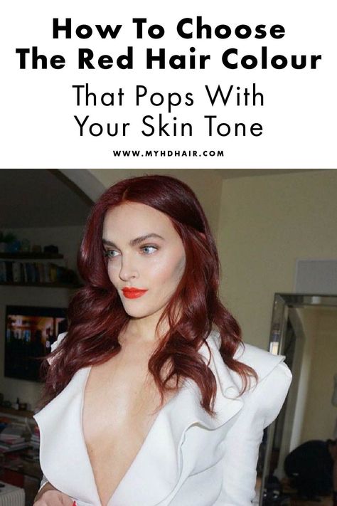 How To Choose The Red Hair Colour That Pops With Your Skin Tone Red Cool Hair Color, Red Hair For Neutral Undertones, Copper Hair On Cool Skin, Red Hair Skin Tone Chart, Deep Red Hair Pale Skin, Red Hair On Neutral Skin Tone, Blue Toned Red Hair, Dark Red Hair Color Pale Skin, Red Hair Pink Skin Tone