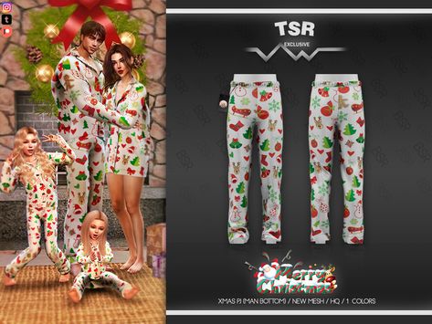 Sims 4 Family Christmas Pajamas Cc, Sims 4 Christmas Cc Clothes Male, Sims 4 Christmas Pjs, Sims 4 Christmas Pajamas, Sims 4 Cc Christmas Clothing, Sims 4 Christmas Cc Clothes, Sims 4 Christmas Cc, Sims Christmas, Mods Ts4