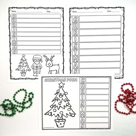 "Introducing a delightful way to engage children in poetry this holiday season with our free Christmas Acrostic Poem Template. Available in three different designs, each template guides kids through crafting their own festive verses, all starting with the letters of 'CHRISTMAS.' Acrostic poems, where the first letter of each line spells out a word or message, offer a creative outlet for young imaginations. These templates cater to various grade levels and can be used to explore themes of or in Christmas Acrostic, Religious Christmas Crafts, Acrostic Poem Template, Acrostic Poems, Christmas Crafts Snowman, Kids Christmas Coloring Pages, Christmas Stockings Sewing, Knit Christmas Ornaments, Sewn Christmas Ornaments