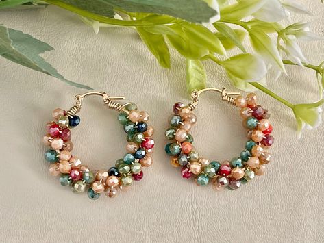 Beaded Earrings Diy, Handmade Jewelry Tutorials, Bead Jewellery, Beaded Jewelry Diy, Diy Earrings, Jewelry Tutorials, Beaded Earrings, Beaded Jewelry, Jewelry Box