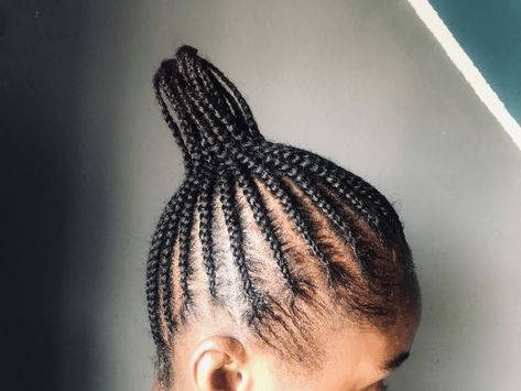 A Quick and Easy Step by Step Guide on How to make the Classic African Hairstyle - Shuku Two Shuku Hairstyle, Shuku Hairstyles With Attachment, Shuku Hairstyle, Flat Twist Hairstyles, Braiding Your Own Hair, African Print Dress Designs, Flat Twist, African Print Dress, African Hairstyles