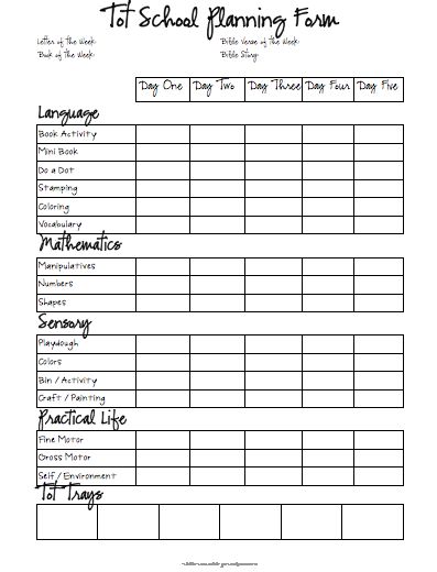 Tot School Planning Form from Wildflower Ramblings School Planning, Toddler Curriculum, Toddler Lessons, Preschool Schedule, Lesson Plans For Toddlers, Preschool Planning, Toddler School, Curriculum Planning, School Plan