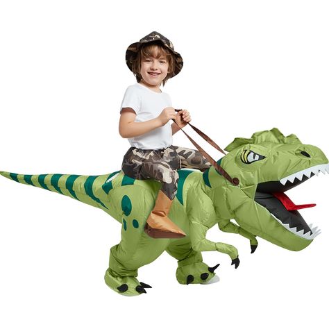 Inflatable t rex costume