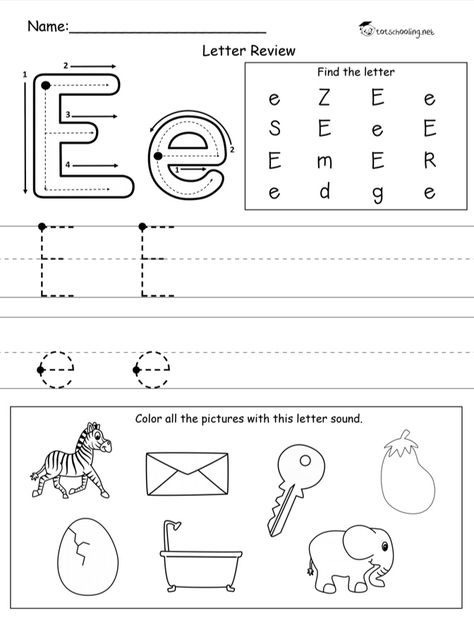 E Worksheets Preschool, Letter E Worksheets Preschool, Homework Letter, Color Worksheets For Preschool, Letter Recognition Worksheets, Printable Alphabet Worksheets, Cvc Words Kindergarten, Kindergarten Worksheets Free Printables, Classroom Management Tool