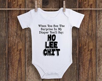 Inappropriate baby | Etsy Funny Baby Onesie, Funny Toddler Shirt, Baby Gift Ideas, Funny Baby Clothes, Funny Baby Onesies, Baby Quotes, Unisex Baby Clothes, Funny Baby, Funny Babies