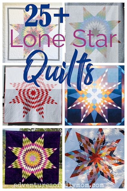 Make a lone star quilt from over 25 different pattern choices. Long Star Quilt Pattern, Fractured Star Quilt Pattern, Lonestar Quilt Pattern Free, Lone Star Quilt Pattern Tutorials, Homestead Star Quilt, Lone Star Quilts Ideas, Broken Star Quilt Pattern, Free Star Quilt Patterns, Lone Star Quilt Pattern Free