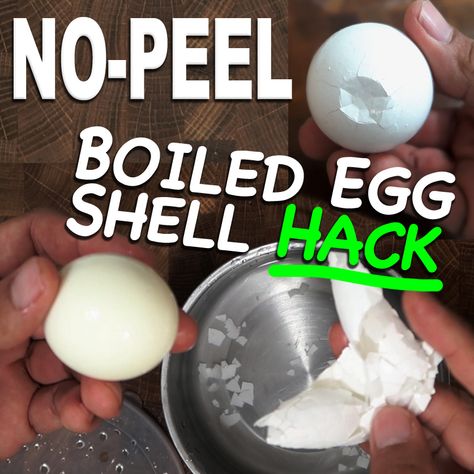 Hard Boil Fresh Eggs, Hard Boiled Eggs Easy Peel, Peeling Boiled Eggs, Hard Boiled Eggs Diet, Easy Peel Eggs, Easy Hard Boiled Eggs, Egg Hacks, Peeling Hard Boiled Eggs, Making Hard Boiled Eggs