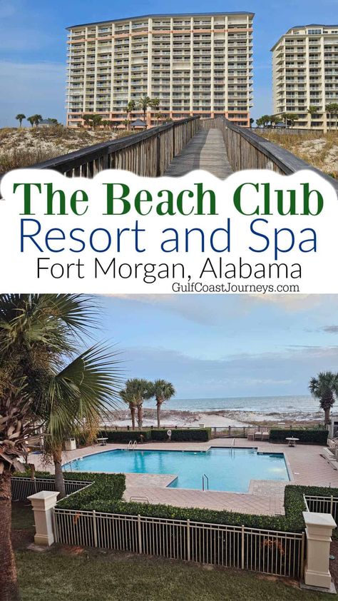 Photos, room review, amenities at The Beach Club Resort & Spa in Fort Morgan, Alabama! What you need to know to plan an amazing visit. Fort Morgan Alabama, Coast Restaurant, Gulf Coast Vacations, The Beach Club, Orange Beach Al, Dauphin Island, Fort Morgan, Gulf Shores Alabama, Orange Beach