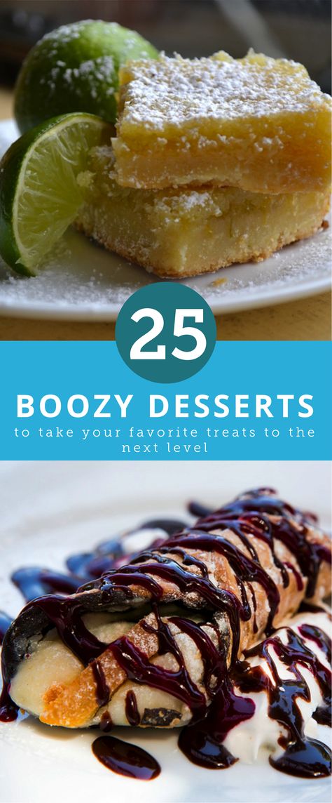 25 Desserts You Can Spike With Your Favorite Booze Coffee Liquor Dessert Recipes, Easy Alcohol Dessert Recipes, Cocktail Inspired Desserts, Cookie Recipes With Alcohol, Desserts With Alcohol In Them, Boozy Desserts Easy, Alcoholic Desserts Easy, Alcohol Dessert Recipes, Liquor Infused Desserts