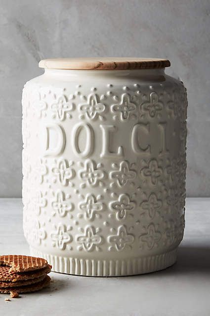 Dolci Canister Quirky Kitchen, Honeycomb Design, Biscuit Jar, Kitchen Collection, Fresh Design, Cookie Jars, Kitchen Stuff, Cookie Jar, Kitchen Items