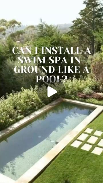 House of Jade | Thinking about installing an in-ground swim spa? This video is a must-watch! While the process might seem daunting, it actually involves... | Instagram Backyard Transformation, In Ground Spa, Cinder Blocks, Concrete Pad, Concrete Pool, Swim Spa, Cinder Block, Straight Forward, The Spa