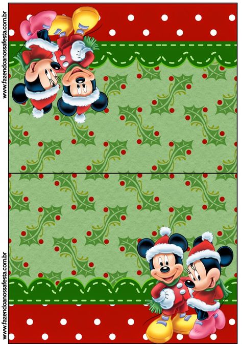 Minnie y Mickey Especial Navidad: Etiquetas para Imprimir Gratis. Christmas Stationary, Xmas Printables, Christmas Place Settings, Merry Christmas Tags, Free Printable Stationery, Candy Bar Labels, Christmas Decoupage, Santa Pictures, Easy Christmas Crafts