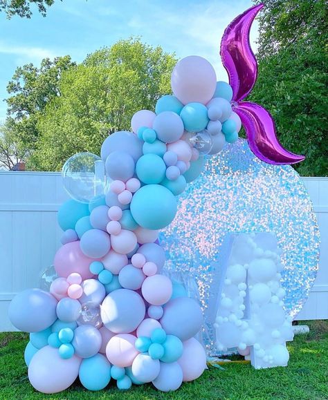 Mermaid Theme Decoration, Ocean Magic, Ariel Party, Mermaid Birthday Decorations, Mermaid Birthday Party Decorations, 1st Birthday Girl Decorations, Mermaid Theme Birthday Party, Mermaid Birthday Cakes, Ariel Birthday