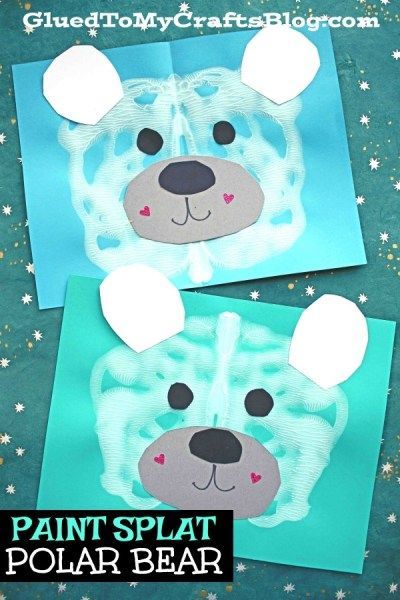 Arctic Animals Crafts, Winter Animal Crafts, Hummer Truck, Winter Crafts Preschool, Polar Bear Craft, Bear Craft, Polar Bear Art, Winter Activities Preschool, January Crafts