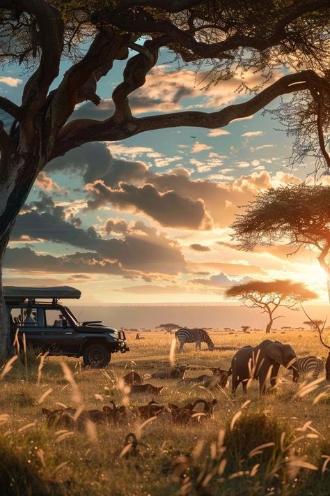 "Discover the wild beauty of the Serengeti on a thrilling safari adventure! 🦁🌿 Spot majestic wildlife, roam the vast plains, and capture unforgettable moments. 🌍📸 #SerengetiSafari #WildlifeAdventure #AfricanSafari" Wild Beauty, Safari Adventure, Animal Crackers, African Safari, The Wild, Adventure Travel, In This Moment, Animals, Travel