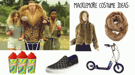 Macklemore Costume Ideas Adult Onesies, Music Monday, Macklemore, Thrift Shop, Themed Outfits, Thrift Shopping, Fashion Makeup, Floppy Hat, Halloween Costume