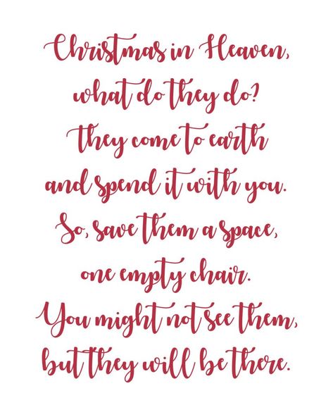 Empty Chair Poem, Memory Chair, Heaven Chair, Christmas In Heaven Poem, Christmas Poem, All About Family, Being Together, Christmas In Heaven, Cabin Christmas