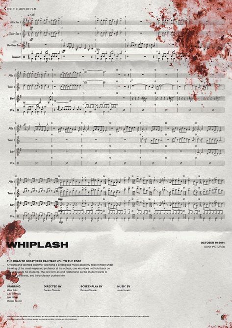 Whiplash Poster Art, Movie Posters Whiplash, Andrew Neiman Whiplash, Whiplash Aesthetic, Whiplash Wallpaper, Whiplash 2014, Whiplash Movie Poster, Whiplash Poster, Whiplash Movie