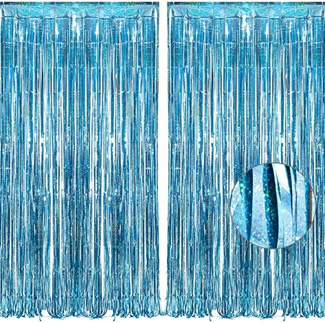 Frozen Mermaid, Winter Wonderland-party, Tinsel Curtain, Party Streamer, Holiday Photo Booth, Fringe Curtains, Ocean Theme Birthday, Frozen Party Decorations, Baby Party Decorations