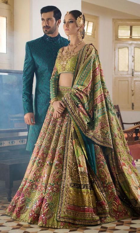 Designer Bridal Lehenga Choli, Wedding Lehenga Designs, Bridal Lehenga Collection, Designer Bridal Lehenga, Indian Bridal Lehenga, Pakistani Wedding Outfits, Romantic Boho, Indian Salwar Kameez, Celebrity Wedding