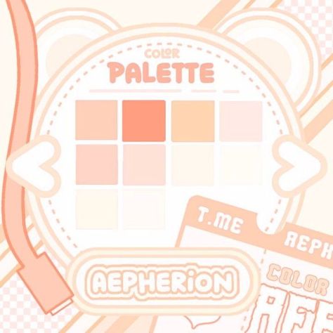 Gacha Color Palette, Aepherion Palette, Ibispaint Color Palette, Color Pallete Ibis Paint, Palette Aepherion, Ibis Paint Color Palette, Colour Palette Orange, Color Palette Ibispaint, Color Palette Orange