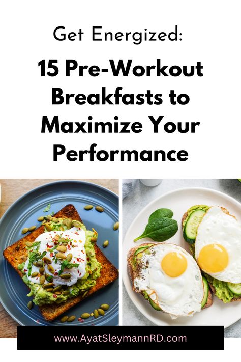 Breakfast Before Workout, Healthy Pre Workout, Pre Workout Breakfast, Post Workout Breakfast, Workout Breakfast, Before Workout, Energy Breakfast, Pre Workout Food, Overnight Oats Recipe Healthy