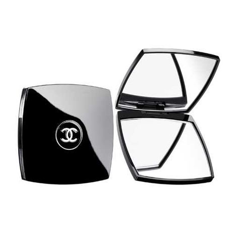 MIROIR DOUBLE FACETTES MIRROR DUO - Chanel Chanel Compact Mirror, Koleksi Parfum, Chanel Cosmetics, Alat Makeup, Chanel Beauty, Chanel Makeup, Luxury Makeup, Birthday Wishlist, Makeup Essentials