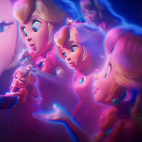 Princess Peach Mario Movie Pfp, Princess Peach Mario Movie, Super Mario Aesthetic, Princess Peach And Bowser, Mario Aesthetic, Super Mario Movie, Harmonie Mario, Peach Mario Bros, Mario Movie