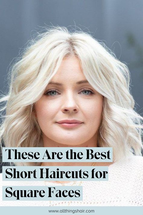 Square Face Short Hair, Haircuts For Square Faces, Rectangle Face Shape, Rectangle Face, Kort Bob, Haircut For Face Shape, Haircut For Square Face, Square Face Hairstyles, Face Shape Hairstyles