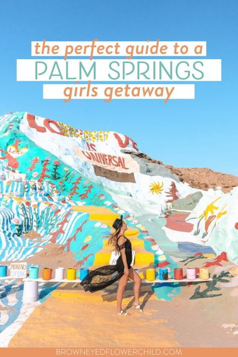 Get tips to plan a memorable girls trip to Palm Springs California including the best things to do in Palm Springs California and the best places to stay in Palm Springs California. This Palm Springs California girls trip guide will help you plan a girls weekend getaway to Palm Springs California, one of the best girls getaway destinations in the USA. | california girls getaway destinations | usa girls getaway destinations | palm springs girls trip | palm springs girls weekend getaway 30th Birthday Trip, California Road Trip Itinerary, San Jacinto Mountains, Usa Destinations, Birthday Travel, Destinations Travel, Spring Girl, Girls Getaway, Palm Springs California