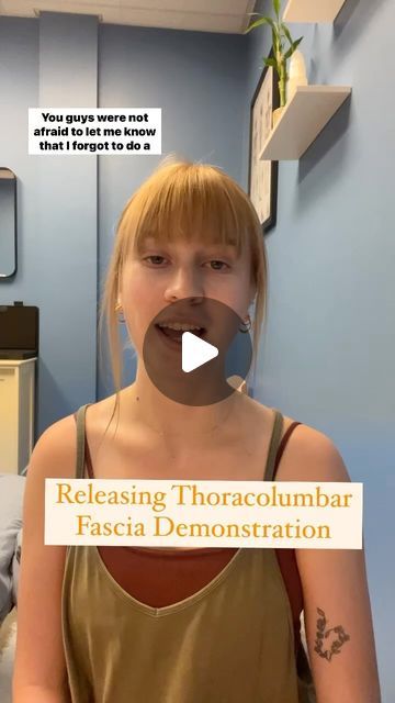 Grace Leger on Instagram: "Physical demonstration on how to release the fascia in the low back! Check out the initial video in my bio for more background on why this is important and where the fascia is. Give it a try and let me know how it goes in the comments! #lowbackpain #lowbackpainrelief #chronicpain #fascia" Fascia Flossing, Fascia Training, Fascia Release, Fascia Blasting, Fascia Blaster, Low Back Pain Relief, Upper Arms, Low Back Pain, Inner Thigh