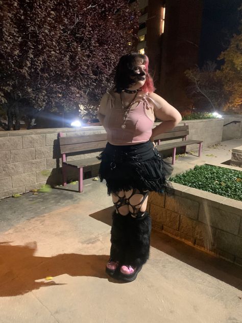 Chubby Pastel Goth, Pastel Goth Plus Size, Maeve Core, Plus Size Pastel Goth, Chubby Goth, Goth Plus Size, Random Clothing, Plus Size Kawaii, Plus Size Goth